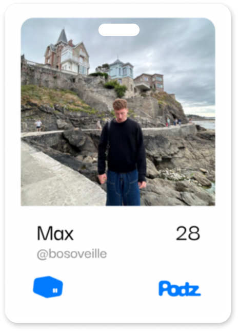 Member badge of Max, @bosoveille, 28